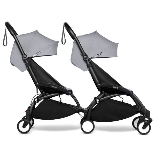 BABYZEN™ YOYO² Doppelbuggy Stone Gestell Black