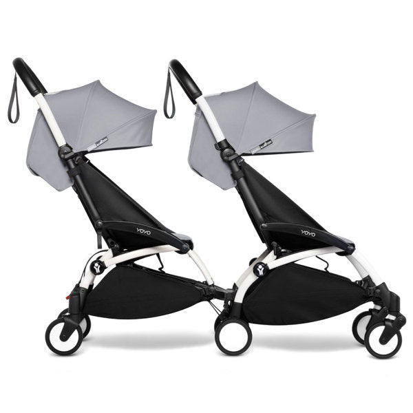 BABYZEN™ YOYO² Doppelbuggy Stone Gestell White