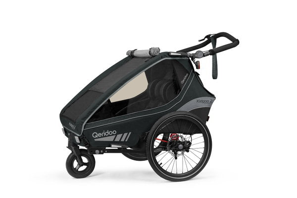  Qeridoo Kidgoo 2 Fahrradanhänger Limited Edition Sport Grey