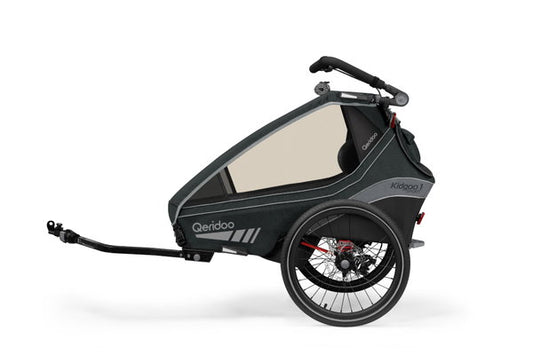 Qeridoo Kidgoo 1 Sport Fahrradanhänger Limited Edition Grey