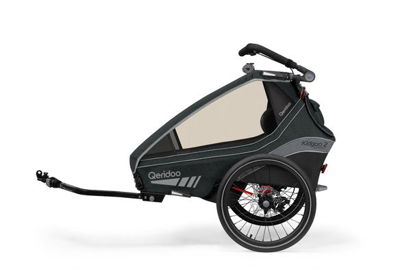  Qeridoo Kidgoo 2 Fahrradanhänger Limited Edition Sport Grey