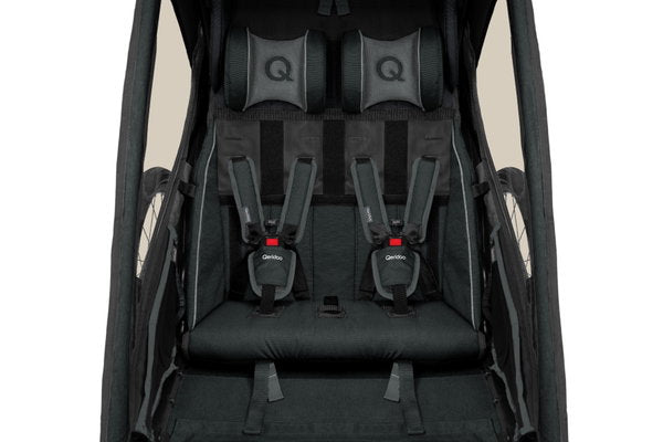  Qeridoo Kidgoo 2 Fahrradanhänger Limited Edition Sport Grey