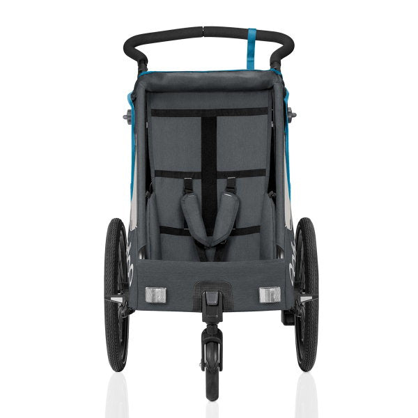  Qeridoo Qupa1 Blue Fahrradanhänger 360-Grad-Buggyrad Und Deichsel 2023