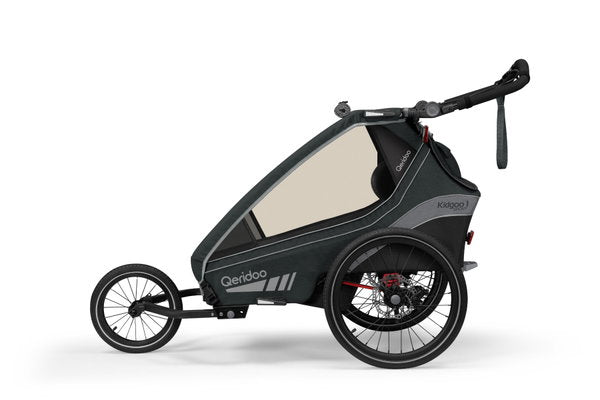  Qeridoo Kidgoo 1 Sport Fahrradanhänger Limited Edition Grey