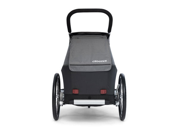  Croozer Kid Keeke 1 Mountain Grey 2in1 Fahrradanhänger & Buggy-Set