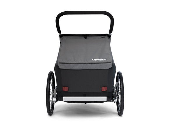  Croozer Kid Keeke 2 Mountain Grey 2in1 Fahrradanhänger & Buggy-Set