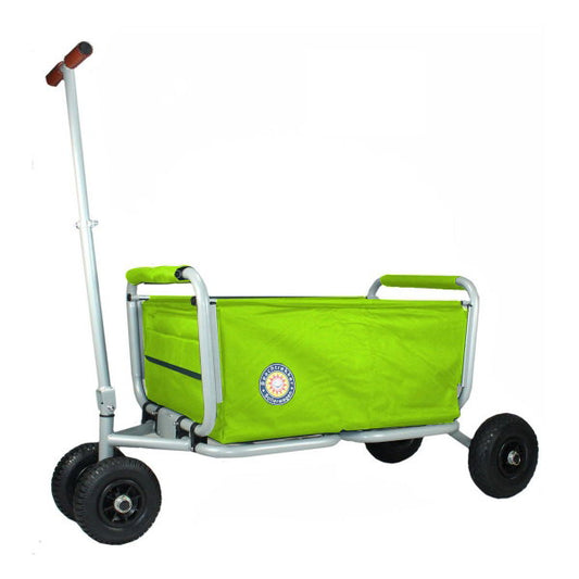  Beachtrekker LiFe Bollerwagen Grün Stabil Und Leicht Inkl. Feststellbremse