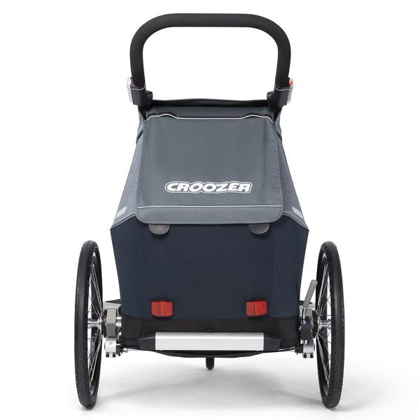  Croozer Kid Vaaya 1 Graphite Blue 2in1 Fahrradanhänger & Buggy-Set