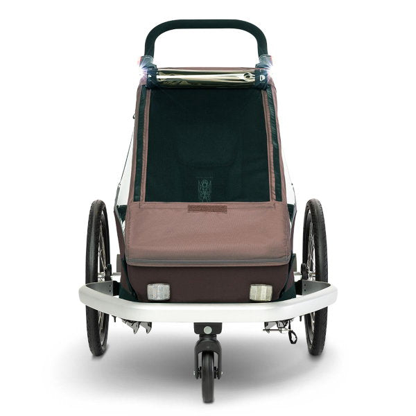  Croozer Kid Vaaya 1 Blossom Red 2in1 Fahrradanhänger & Buggy-Set