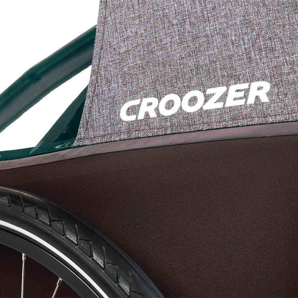  Croozer Kid Vaaya 2 Blossom Red 2in1 Fahrradanhänger & Buggy-Set