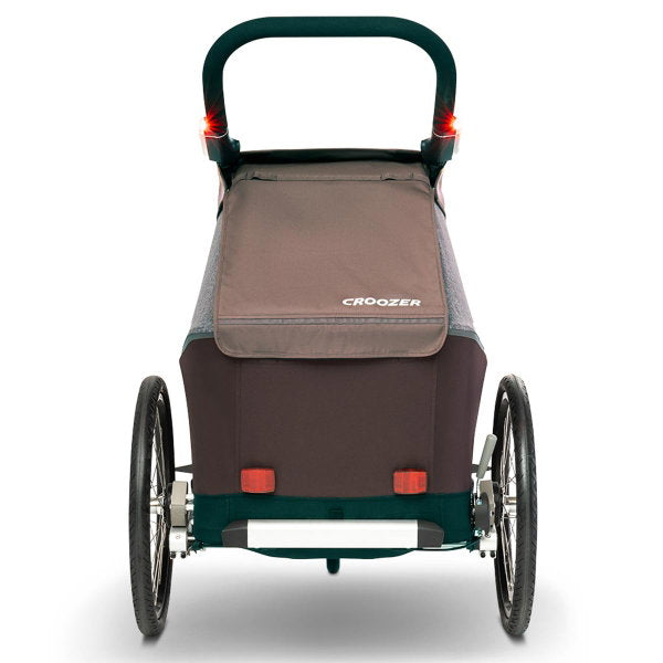  Croozer Kid Vaaya 1 Blossom Red 2in1 Fahrradanhänger & Buggy-Set