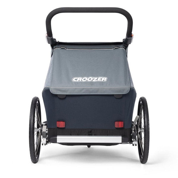  Croozer Kid Vaaya 2 Graphite Blue 2in1 Fahrradanhänger & Buggy-Set