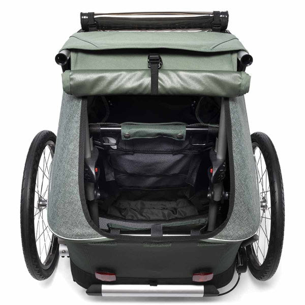  Croozer Kid Vaaya 1 Jungle Green 2in1 Fahrradanhänger & Buggy-Set
