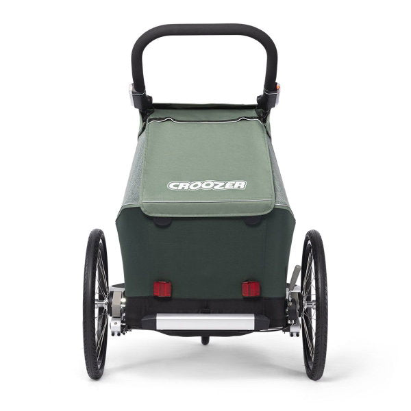  Croozer Kid Vaaya 1 Jungle Green 2in1 Fahrradanhänger & Buggy-Set