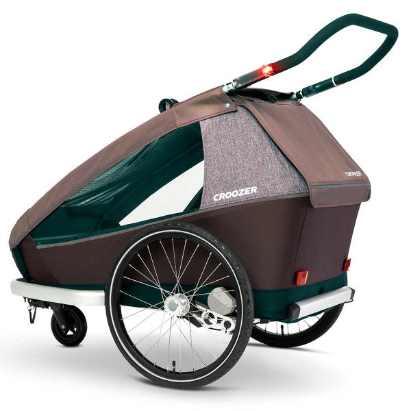  Croozer Kid Vaaya 2 Blossom Red 2in1 Fahrradanhänger & Buggy-Set