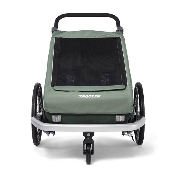  Croozer Kid Vaaya 2 Jungle Green 2in1 Fahrradanhänger & Buggy-Set