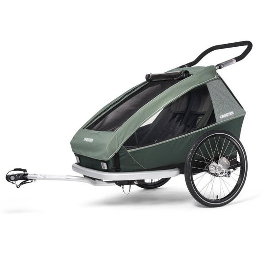  Croozer Kid Vaaya 2 Jungle Green 2in1 Fahrradanhänger & Buggy-Set