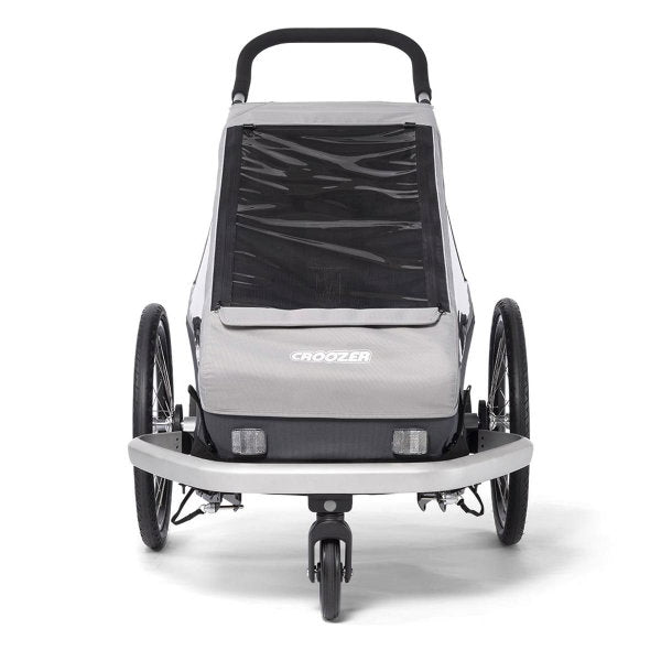  Croozer Kid Keeke 1 Stone Grey 2in1 Fahrradanhänger & Buggy-Set
