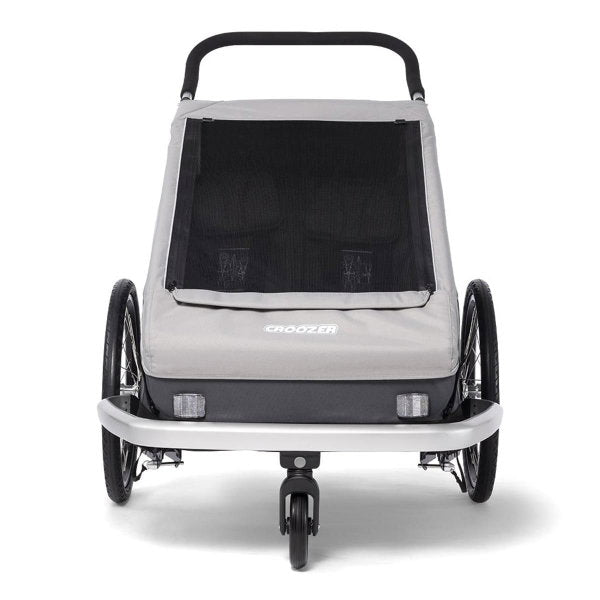  Croozer Kid Keeke 2 Stone Grey 2in1 Fahrradanhänger & Buggy-Set