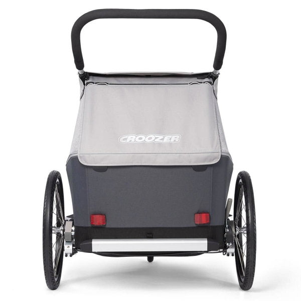  Croozer Kid Keeke 2 Stone Grey 2in1 Fahrradanhänger & Buggy-Set