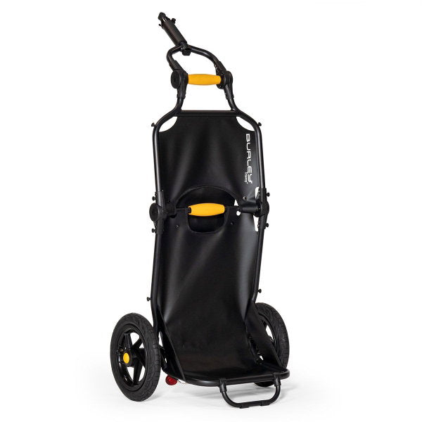  Burley Travoy Fahrradanhänger Und Einkaufstrolley Cool Grey Praktischer 2 In 1 Radanhänger