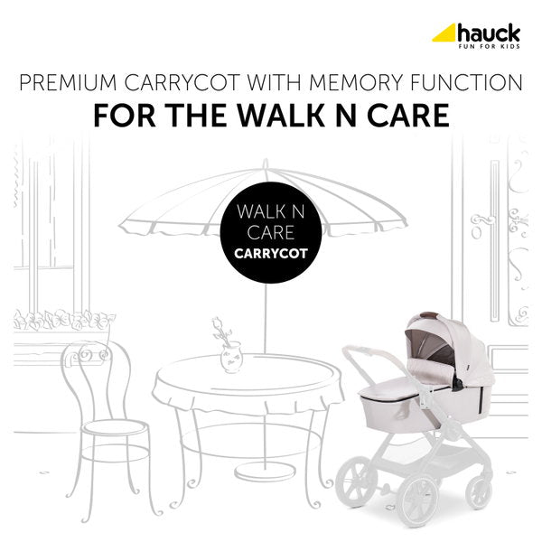  Hauck Walk N Care Carrycot Babywanne