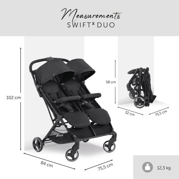  Hauck Swift X Duo Geschwisterwagen