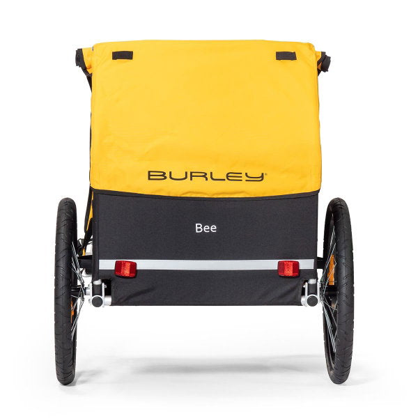  Burley Bee Fahrradanhänger Gelb 2-Sitzer