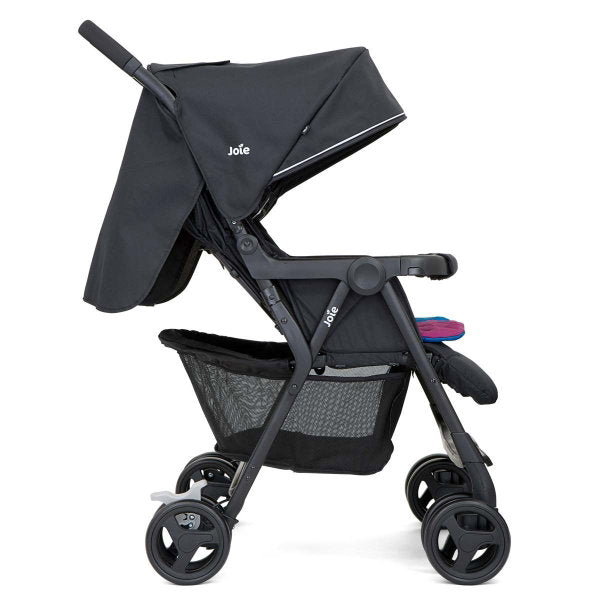  Joie Aire Twin Zwillingsbuggy Dark Pewter Inkl. Regenverdeck