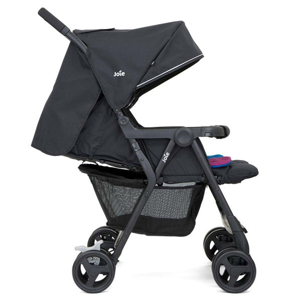 Joie Aire Twin Zwillingsbuggy Dark Pewter Inkl. Regenverdeck