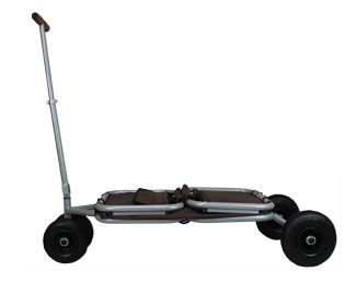  Beachtrekker LiFe Bollerwagen Blau Stabil Und Leicht Inkl. Feststellbremse