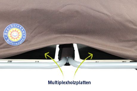  Beachtrekker LiFe Bollerwagen Schwarz Stabil Und Leicht Inkl. Feststellbremse