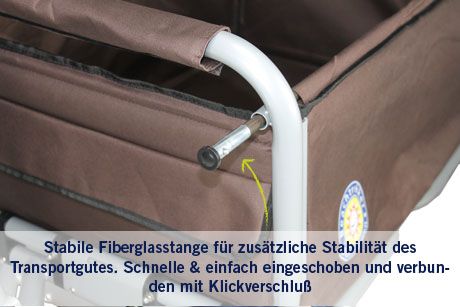  Beachtrekker LiFe Bollerwagen Braun Stabil Und Leicht Inkl. Feststellbremse