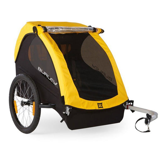  Burley Rental Cub Fahrradanhänger Gelb 2-Sitzer
