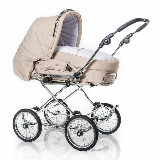  HESBA Condor Coupe Kinderwagen Außen 286 Innen 117 Räder Schwarz 25 Cm