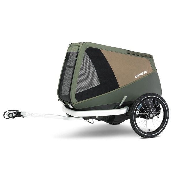  Croozer Dog Enna Moss Green Fahrradanhänger Für Mittelgroße Hunde Geeignet