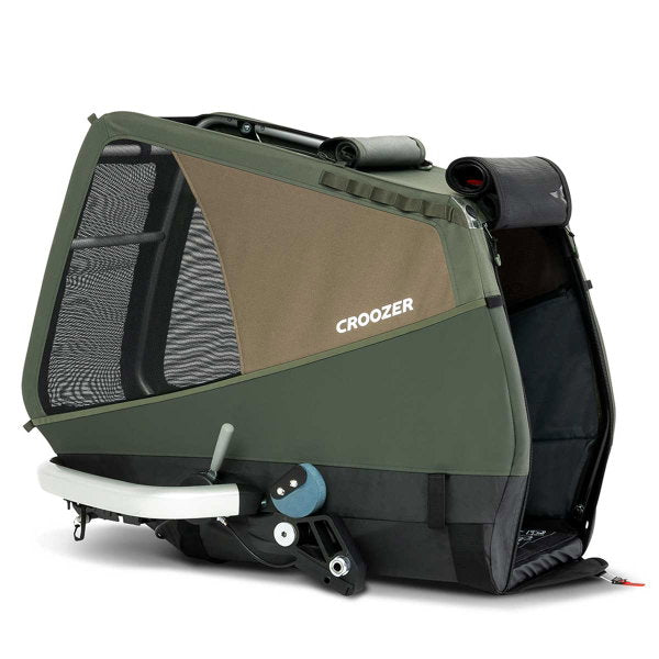  Croozer Dog Enna Moss Green Fahrradanhänger Für Mittelgroße Hunde Geeignet