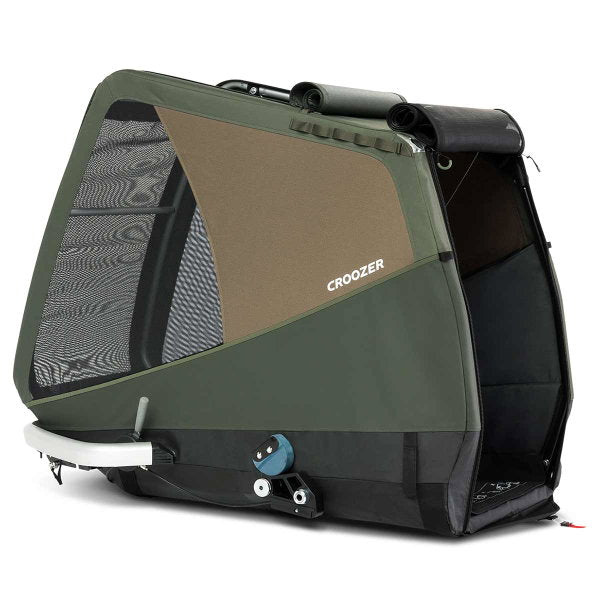  Croozer Dog Tammo Moss Green Fahrradanhänger Für Sehr Große Hunde Geeignet