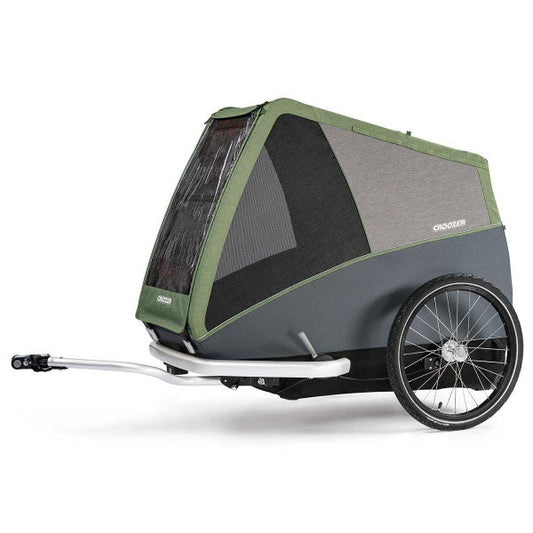  Croozer Dog Bruuno Pine Green Fahrradanhänger Für Extra Große Hunde Geeignet