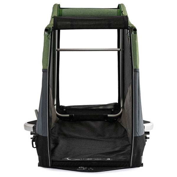  Croozer Dog Bruuno Pine Green Fahrradanhänger Für Extra Große Hunde Geeignet