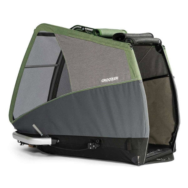  Croozer Dog Bruuno Pine Green Fahrradanhänger Für Extra Große Hunde Geeignet