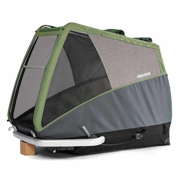  Croozer Dog Bruuno Pine Green Fahrradanhänger Für Extra Große Hunde Geeignet