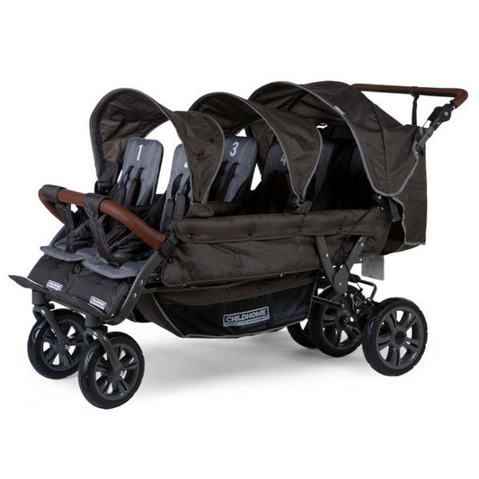  Childhome Neuer Six Seater Sechserwagen Anthrazit, Robust Und Komfortabel