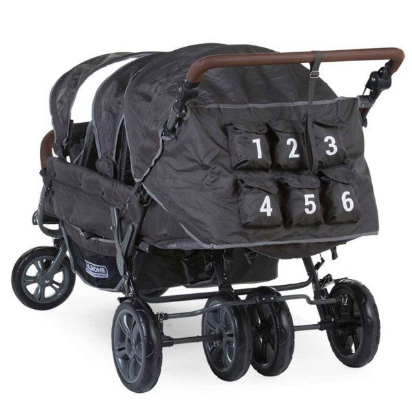  Childhome Neuer Six Seater Sechserwagen Anthrazit, Robust Und Komfortabel