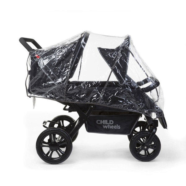  Childhome Two By Two Sportwagen 4 Kinder Vierlingswagen - Robust Und Komfortabel