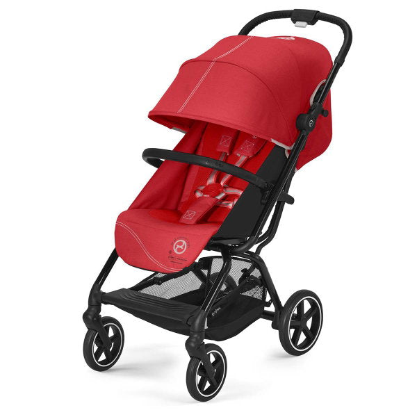  CYBEX Eezy S+2 Buggy Hibiscus Red Gestell In Black | Mit All-Terrain Rädern