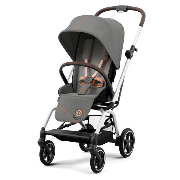  CYBEX Eezy S Twist+2 Buggy Lava Grey Gestell Silver | Mit All-Terrain Rädern