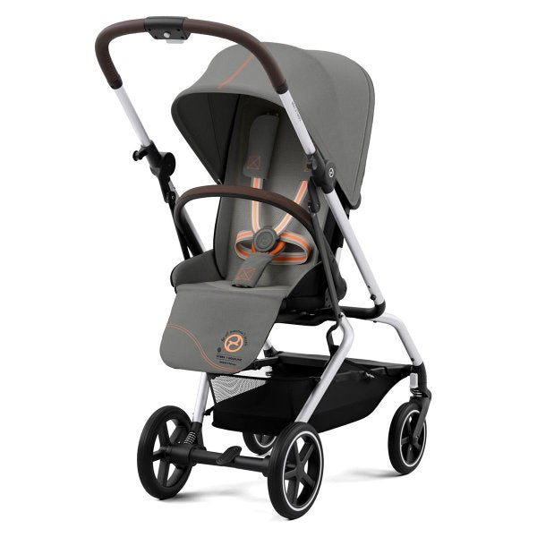  CYBEX Eezy S Twist+2 Buggy Lava Grey Gestell Silver | Mit All-Terrain Rädern