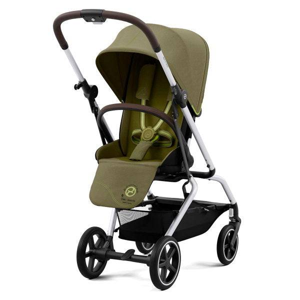  CYBEX Eezy S Twist+2 Buggy Nature Green Gestell Silver | Mit All-Terrain Rädern