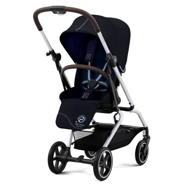  CYBEX Eezy S Twist+2 Buggy Ocean Blue Gestell Silver | Mit All-Terrain Rädern